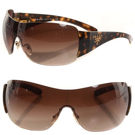 prada rimless shield sunglasses|prada shades for women.